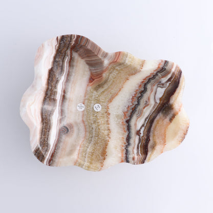 One Bowl Mexican Onyx/Calcite Honey & Pink - Expert Wholesale and Supplier of Wholesale Crystals & Bulk Gemstones, ["bowl","Calcite","Catalog Onyx","Decorative Dish","Mexico","onyx"]