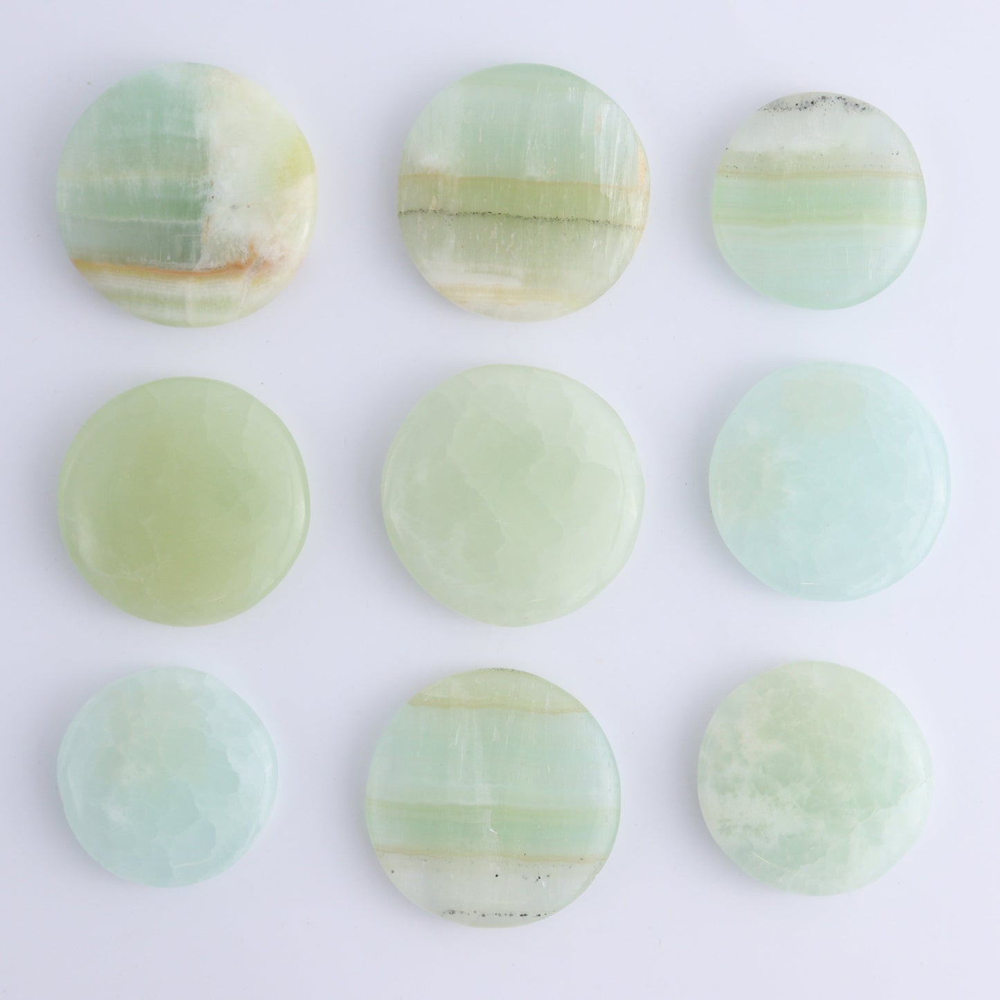 One Pistachio Calcite Flat Stone - Expert Wholesale and Supplier of Wholesale Crystals & Bulk Gemstones, ["Calcite","Flat Stone","Pakistan","Pistachio Calcite"]