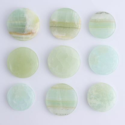 One Pistachio Calcite Flat Stone - Expert Wholesale and Supplier of Wholesale Crystals & Bulk Gemstones, ["Calcite","Flat Stone","Pakistan","Pistachio Calcite"]
