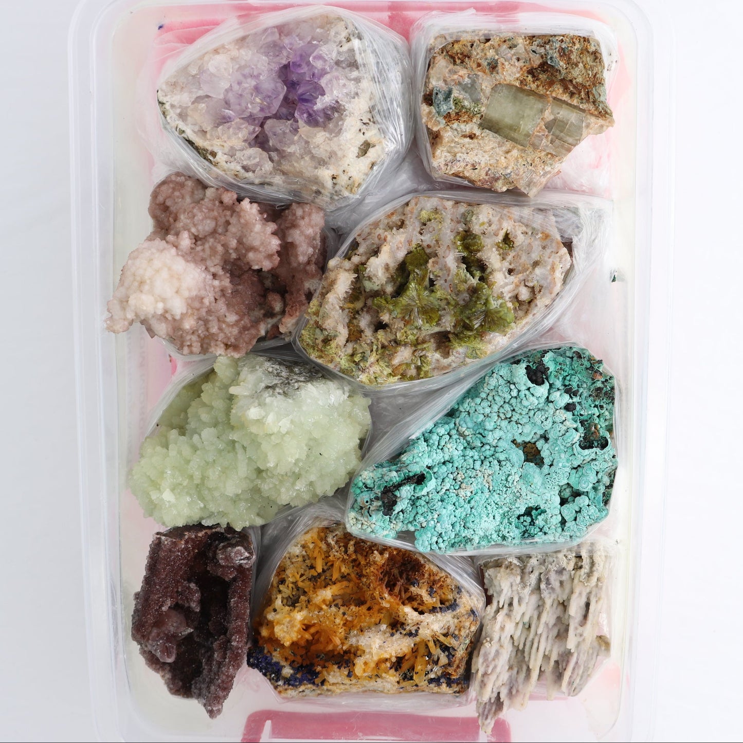 Mixed Minerals Flat from Morocco