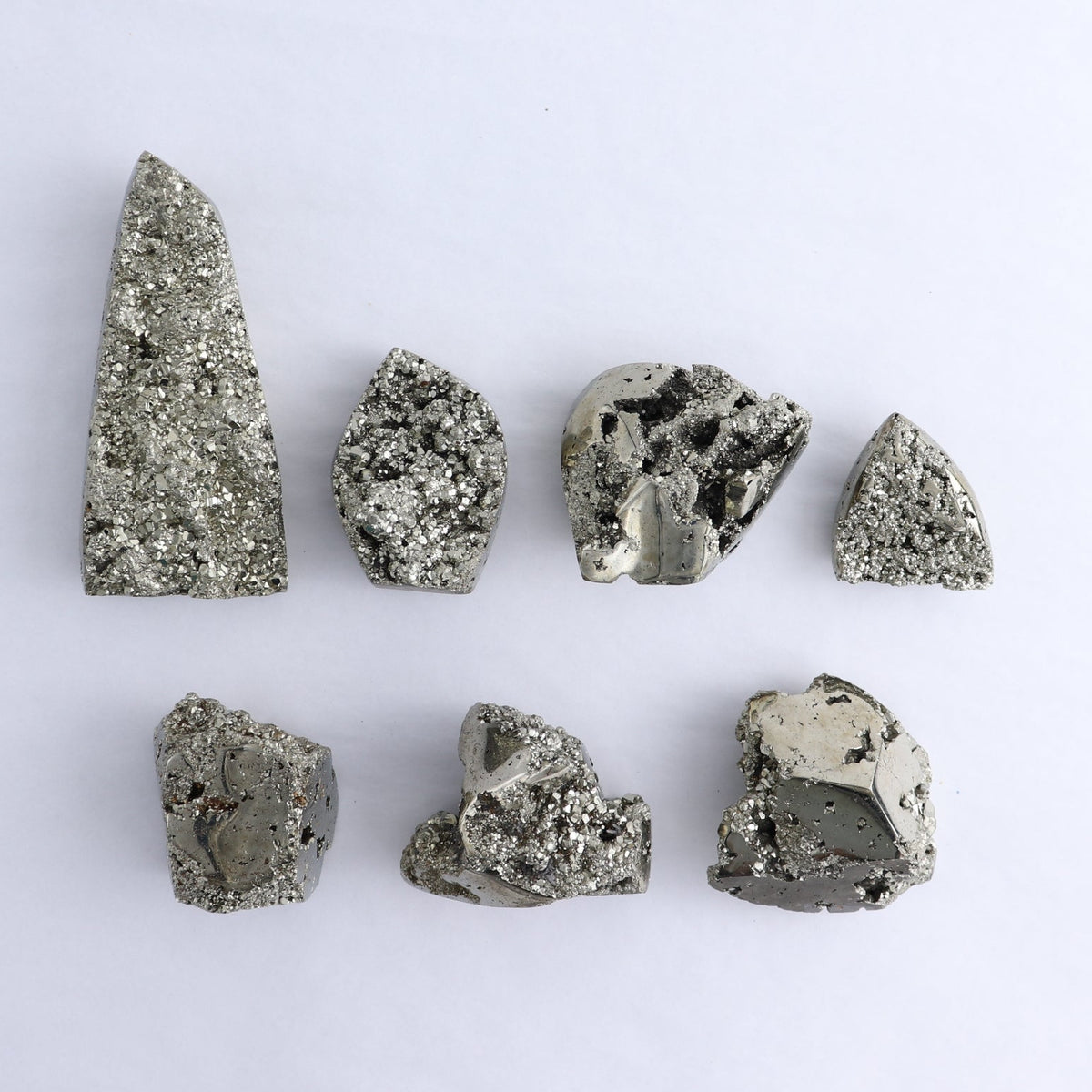 Pyrite Freeforms Set of 7