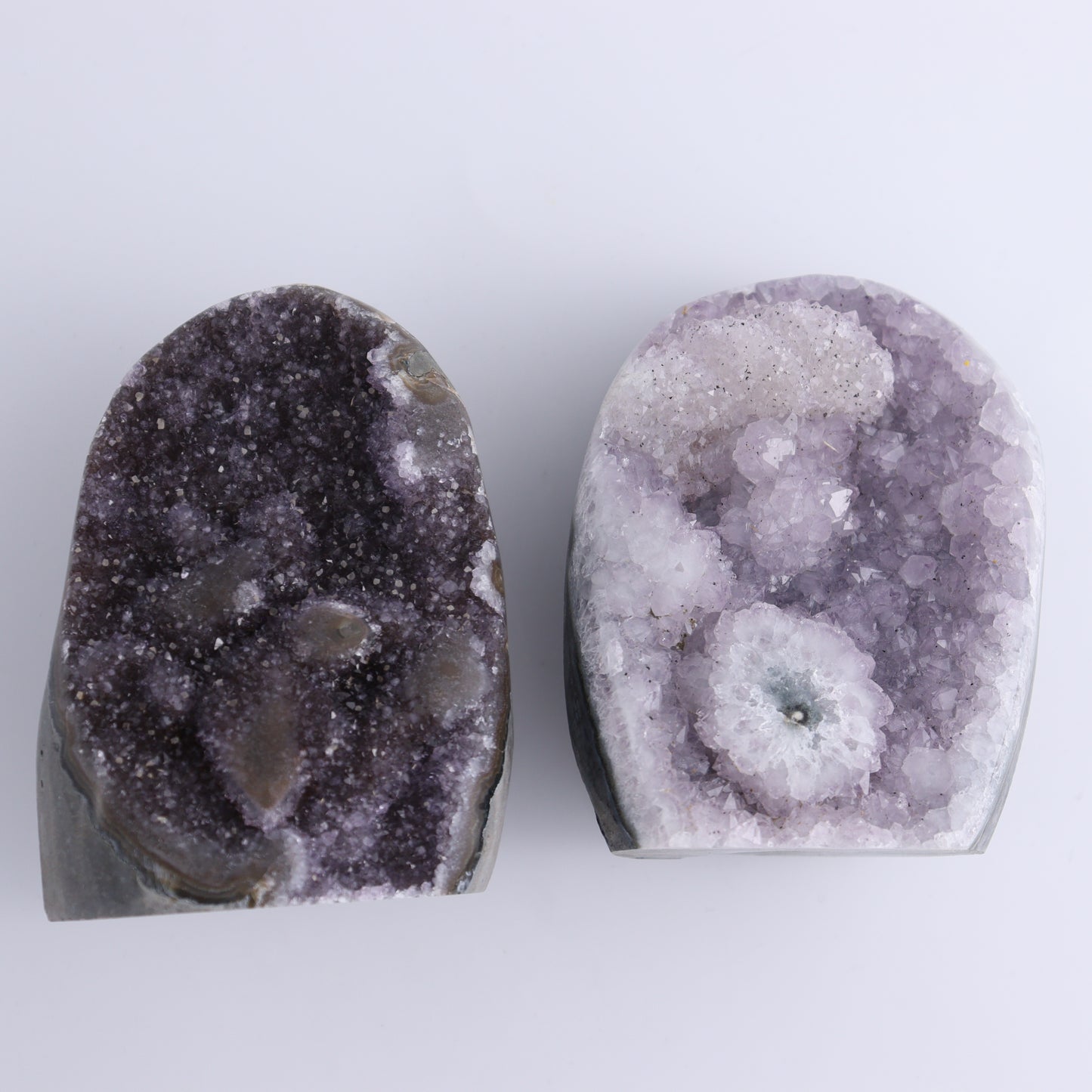 Uruguay Amethyst Set of 5 - Expert Wholesale and Supplier of Wholesale Crystals & Bulk Gemstones, ["Amethyst","Freeforms","Uruguay"]