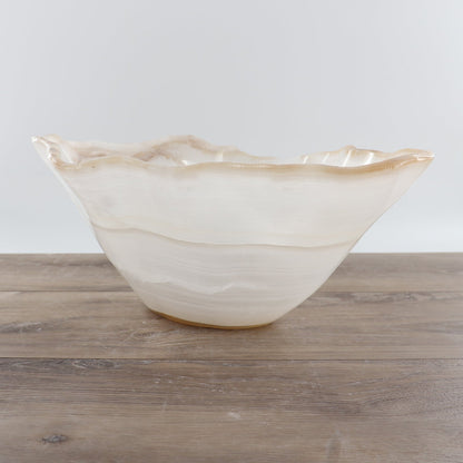 Mexican Onyx/Calcite Bowl 16"
