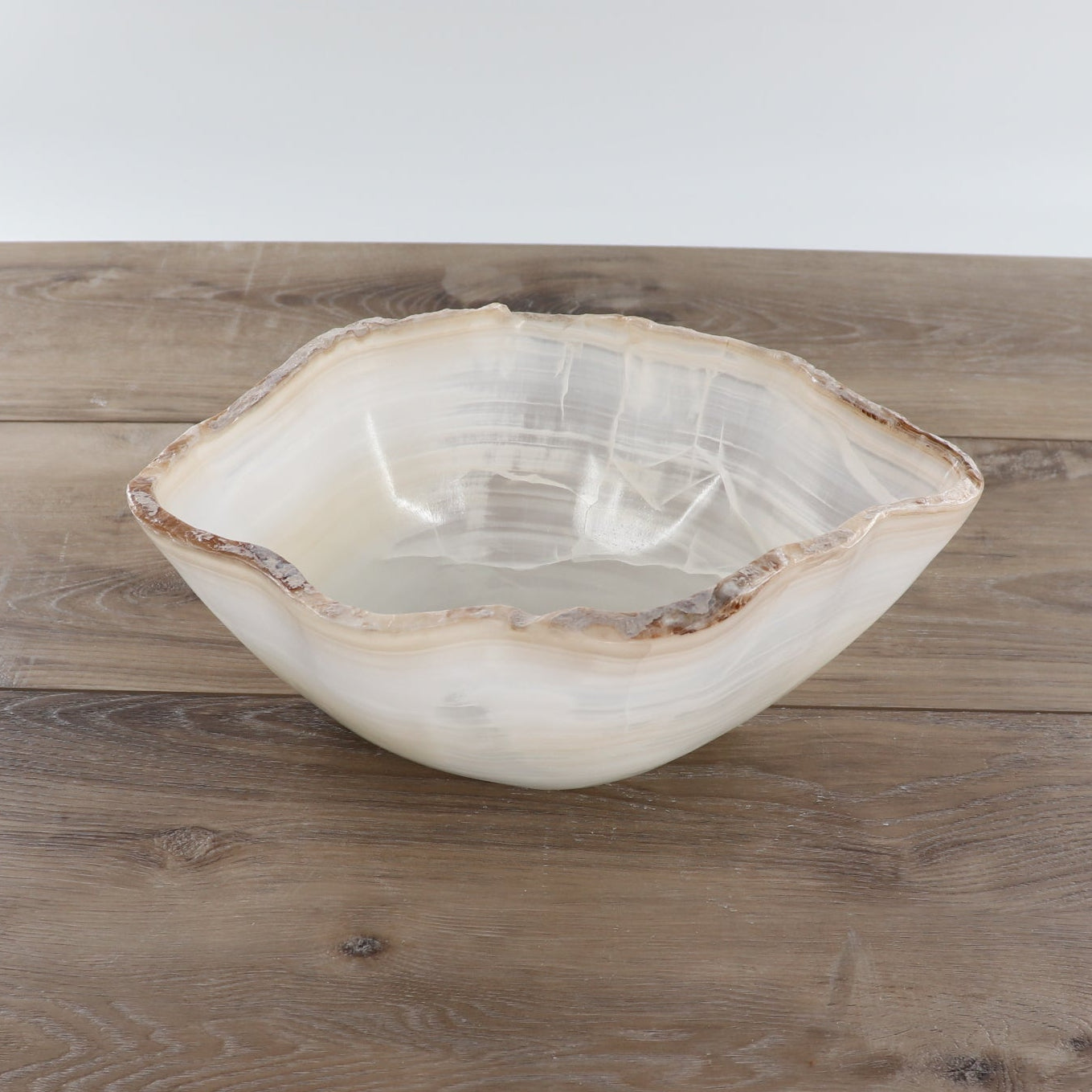 Mexican Onyx/Calcite Bowl 12"