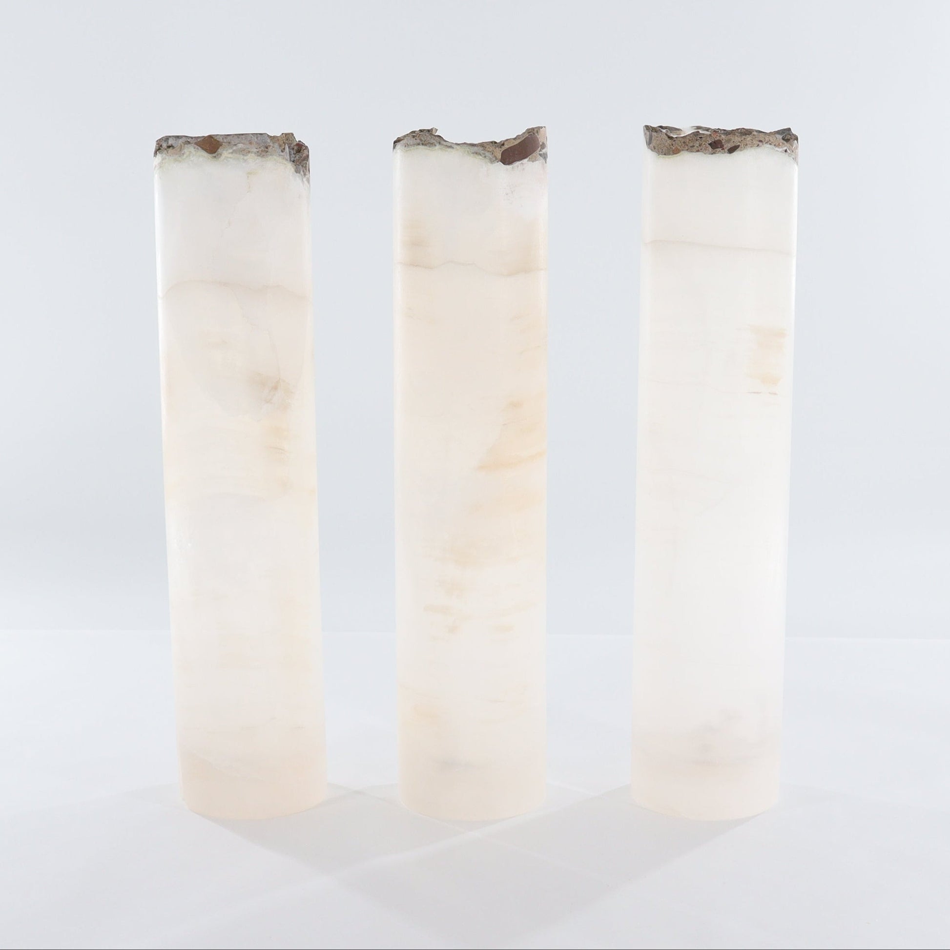 One White Onyx with Stone Edge Lamp Blind - Expert Wholesale and Supplier of Wholesale Crystals & Bulk Gemstones, ["Lamps","Mexico","onyx"]
