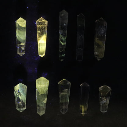 Powellite Amethyst UV Reactive Double Point Set of 10