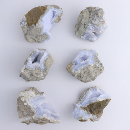 Blue Lace Agate Freeforms Set of 6 - Expert Wholesale and Supplier of Wholesale Crystals & Bulk Gemstones, ["Agate","Blue Lace Agate"]