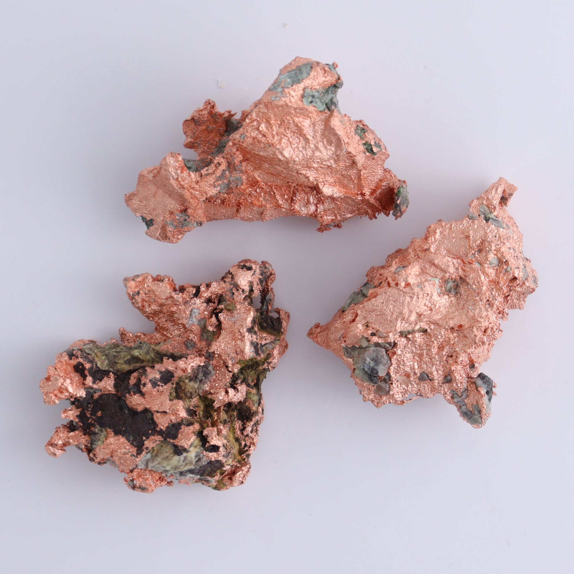 Copper Flat of 12 - Expert Wholesale and Supplier of Wholesale Crystals & Bulk Gemstones, ["copper","Freeforms","United States"]