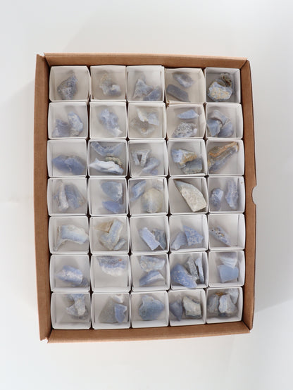 Blue Lace Agate Flat - Expert Supplier of Wholesale Crystals & Bulk Gemstones