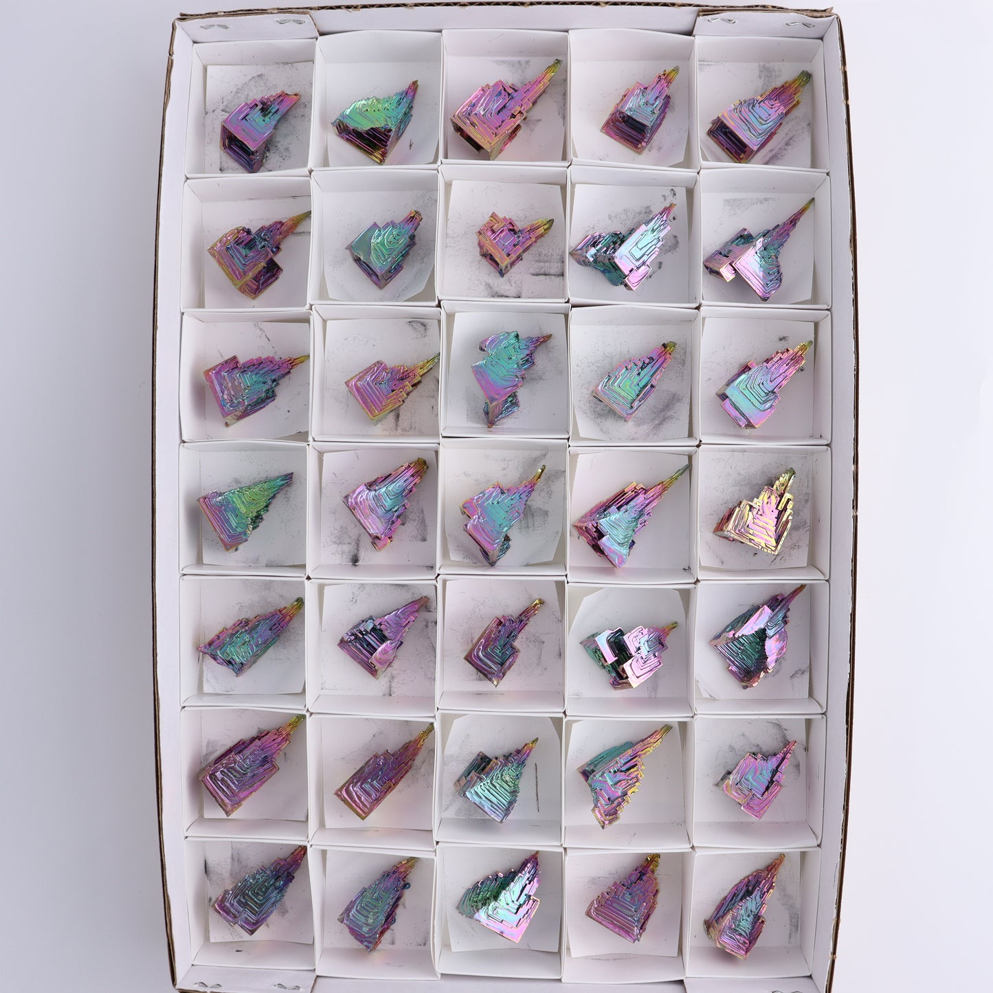 Bismuth Set of 35 - Expert Wholesale and Supplier of Wholesale Crystals & Bulk Gemstones, ["Bismuth"]