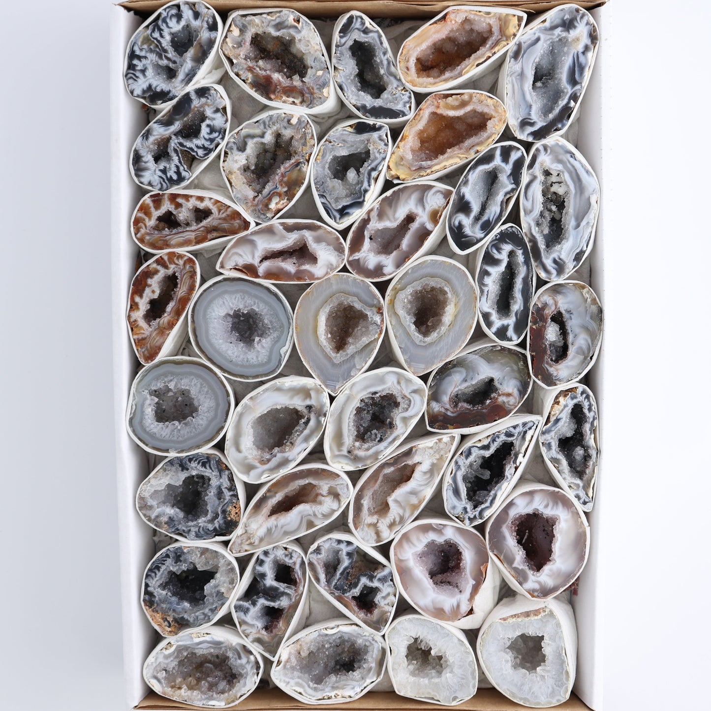 Agate Geodes Flat - Expert Wholesale and Supplier of Wholesale Crystals & Bulk Gemstones, ["Agate","Geodes"]
