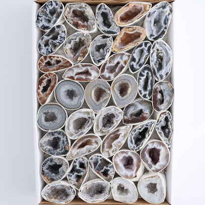 Agate Geodes Flat - Expert Wholesale and Supplier of Wholesale Crystals & Bulk Gemstones, ["Agate","Geodes"]