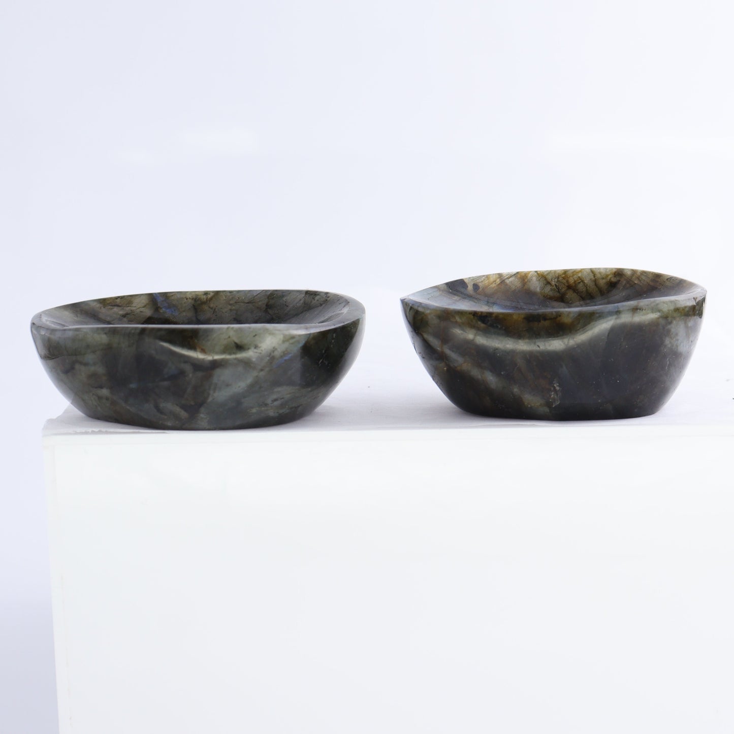 Labradorite Bowls Set of 10 - Expert Wholesale and Supplier of Wholesale Crystals & Bulk Gemstones, ["Bowls","Labradorite","Madagascar"]