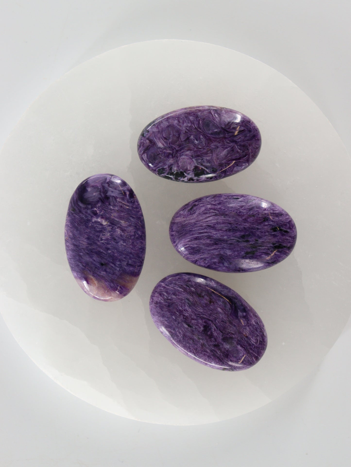 Charoite Stones Set of 4 - Expert Wholesale and Supplier of Wholesale Crystals & Bulk Gemstones, []