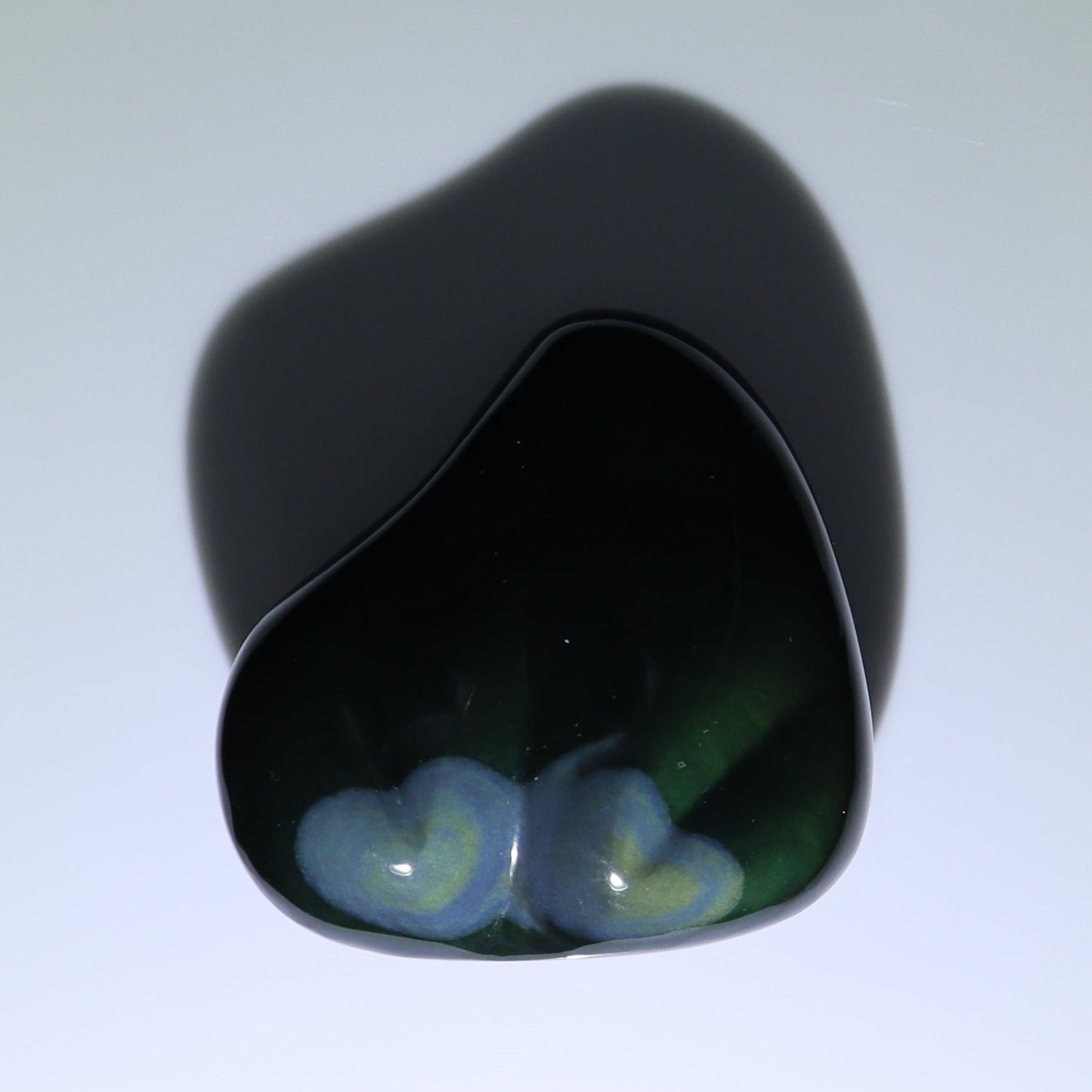 Rainbow Obsidian Heart Set of 4 - Expert Wholesale and Supplier of Wholesale Crystals & Bulk Gemstones, ["Hearts","Mexico","Obsidian","Rainbow Obsidian"]