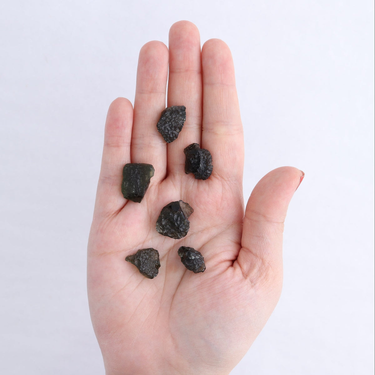 Moldavite Pieces Set of 6