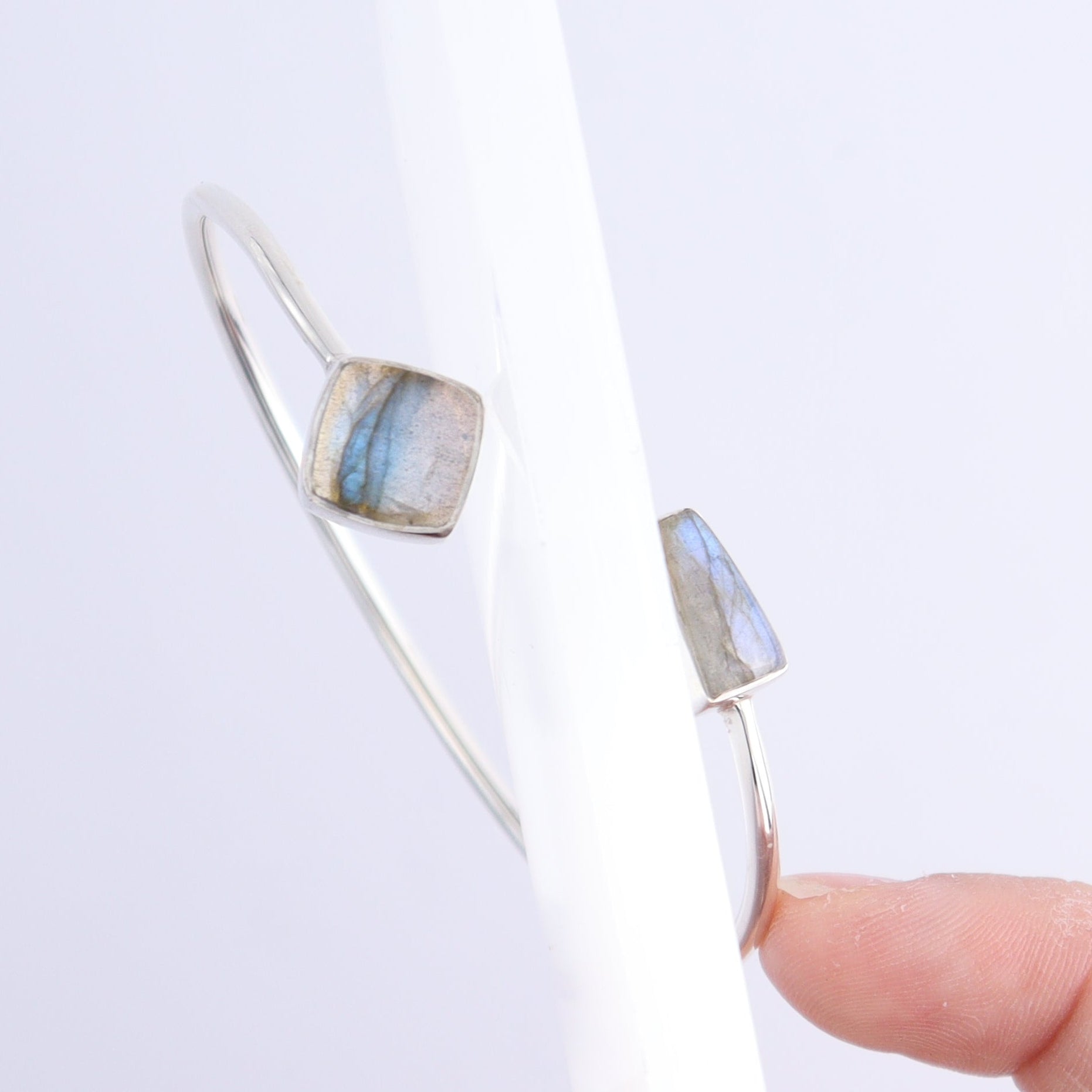 One Labradorite Sterling Silver Bracelet - Expert Wholesale and Supplier of Wholesale Crystals & Bulk Gemstones, ["Bracelet","bracelets","Labradorite"]