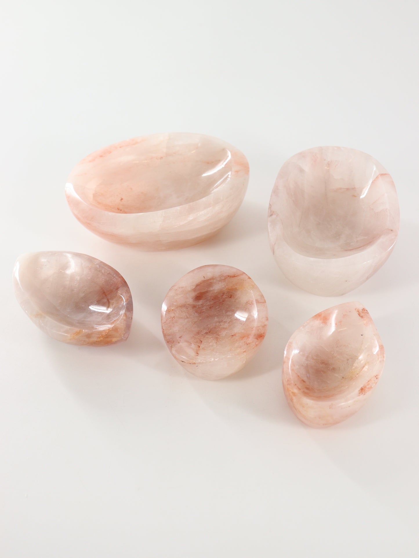 Fire Quartz Bowls Set of 5 - Expert Wholesale and Supplier of Wholesale Crystals & Bulk Gemstones, []