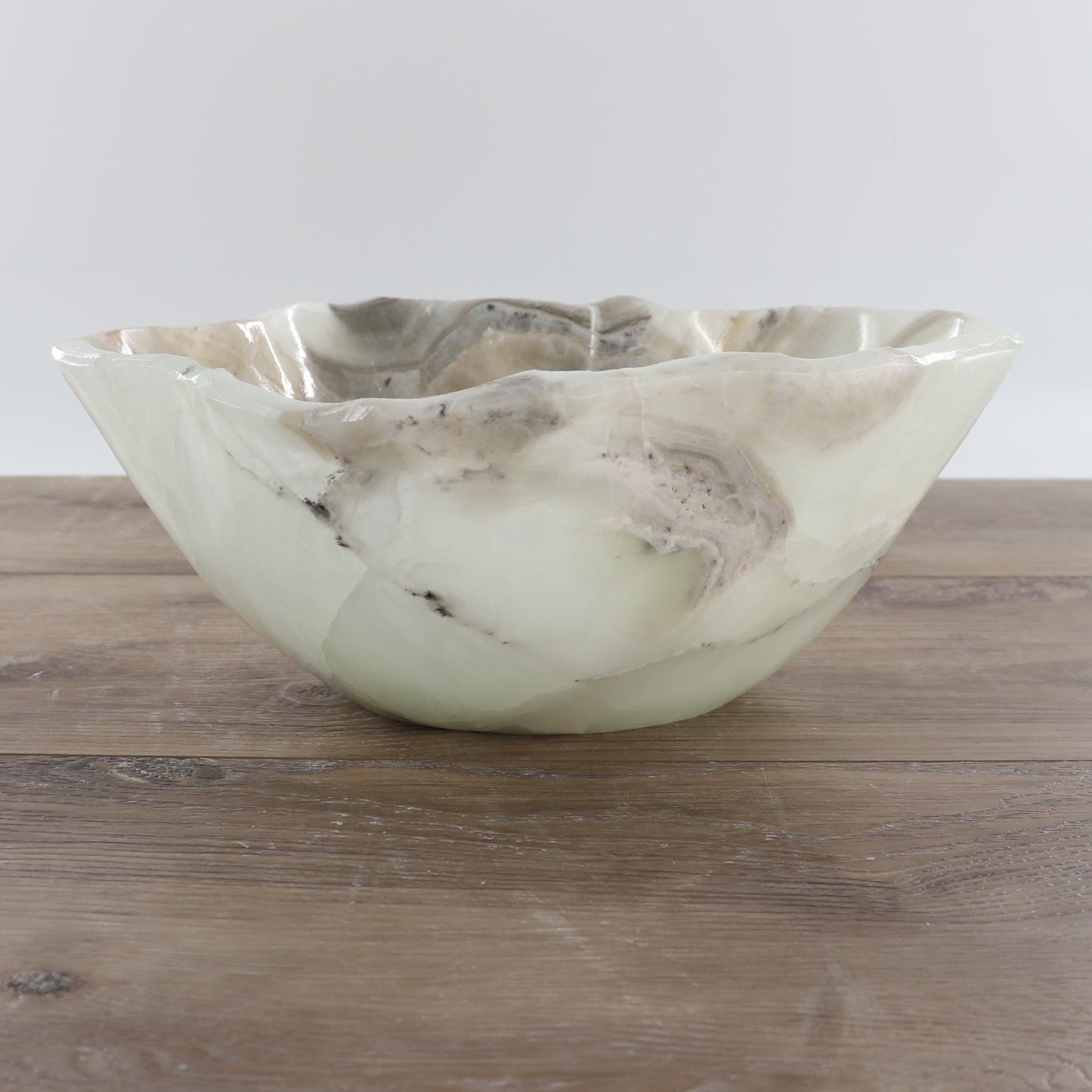 Mexican Onyx/Calcite Bowl 12"