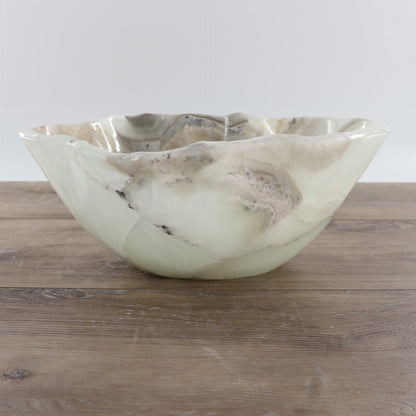 Mexican Onyx/Calcite Bowl 12"