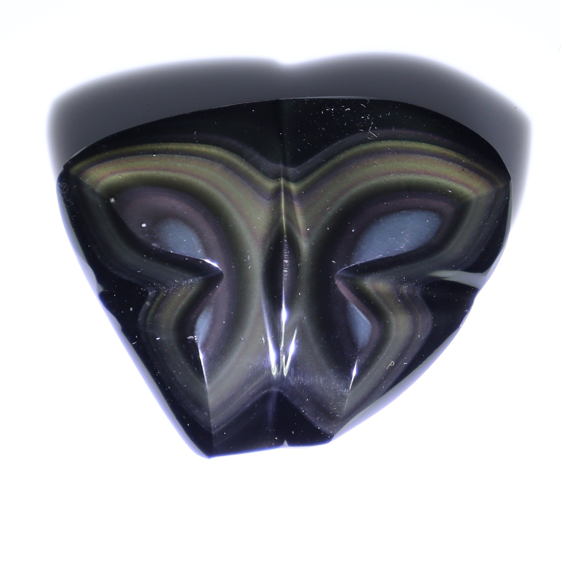Rainbow Obsidian Butterflies Set of 8 - Expert Wholesale and Supplier of Wholesale Crystals & Bulk Gemstones, ["Butterflies","Butterfly","Mexico","Rainbow Obsidian"]