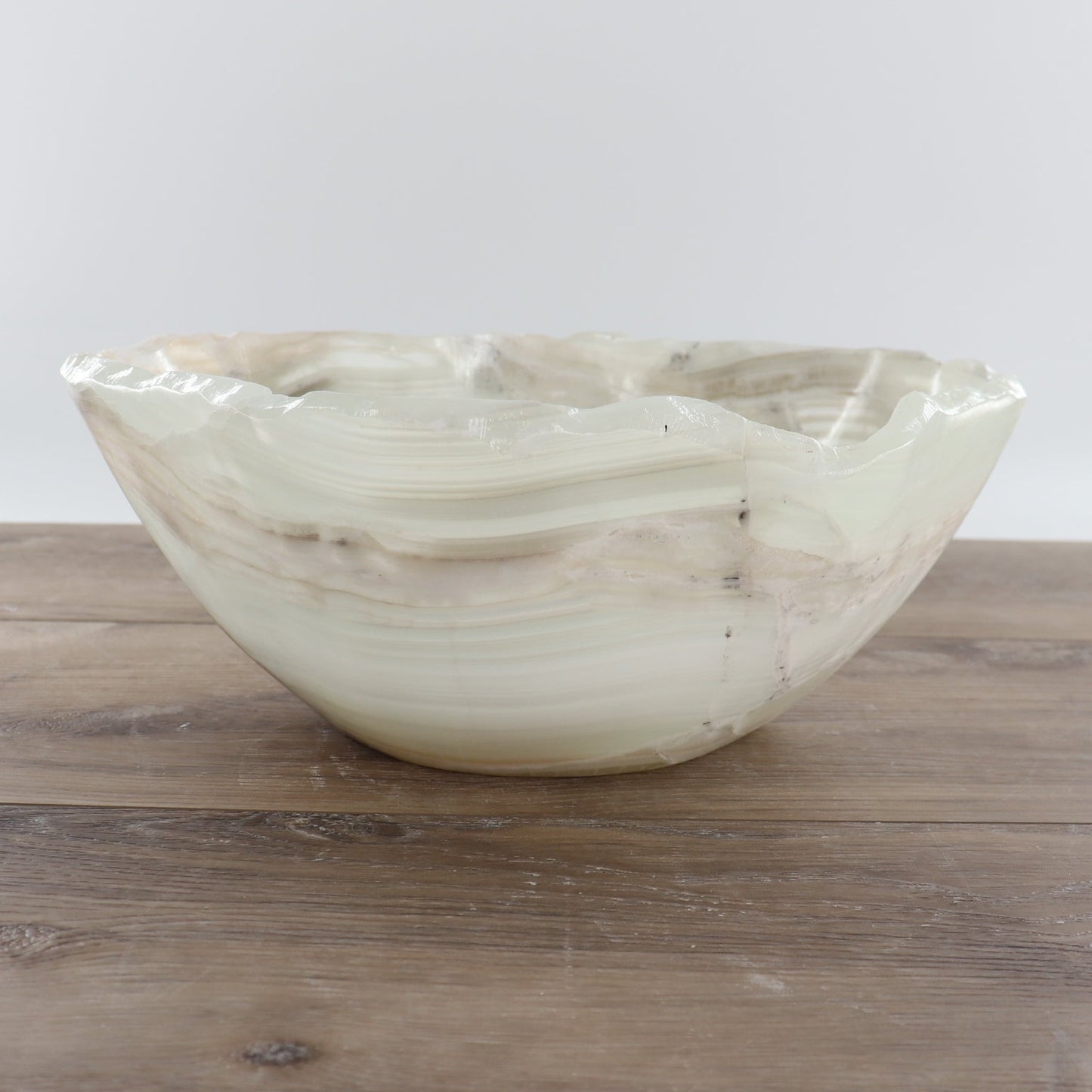 Mexican Onyx/Calcite Bowl 12"
