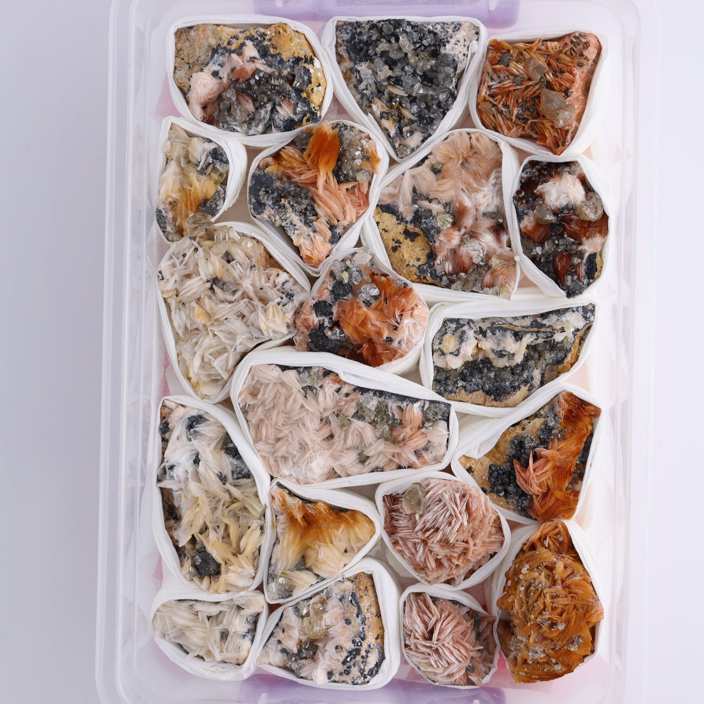 Cerussite Barite from Morocco Flat - Expert Wholesale and Supplier of Wholesale Crystals & Bulk Gemstones, ["Cerussite Barite","Flats","Morocco"]