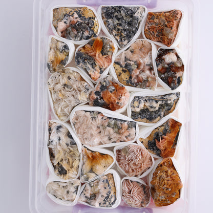 Cerussite Barite from Morocco Flat - Expert Wholesale and Supplier of Wholesale Crystals & Bulk Gemstones, ["Cerussite Barite","Flats","Morocco"]