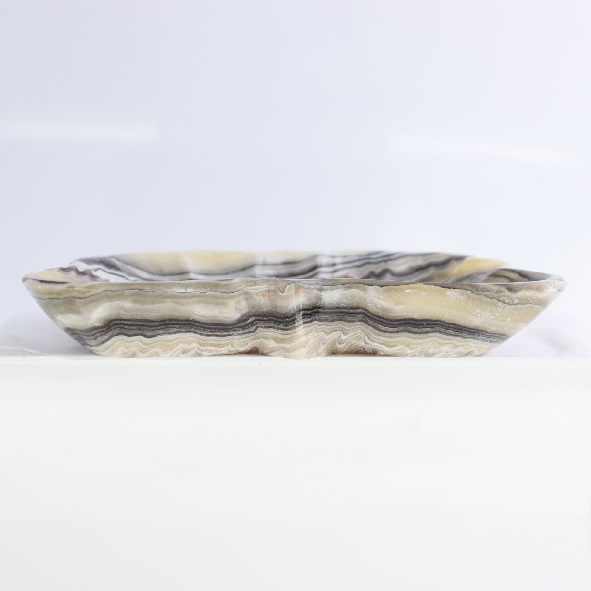 Zebra Onyx Butterfly Bowls Set of 6 - Expert Wholesale and Supplier of Wholesale Crystals & Bulk Gemstones, ["Bowls","Mexico","onyx"]