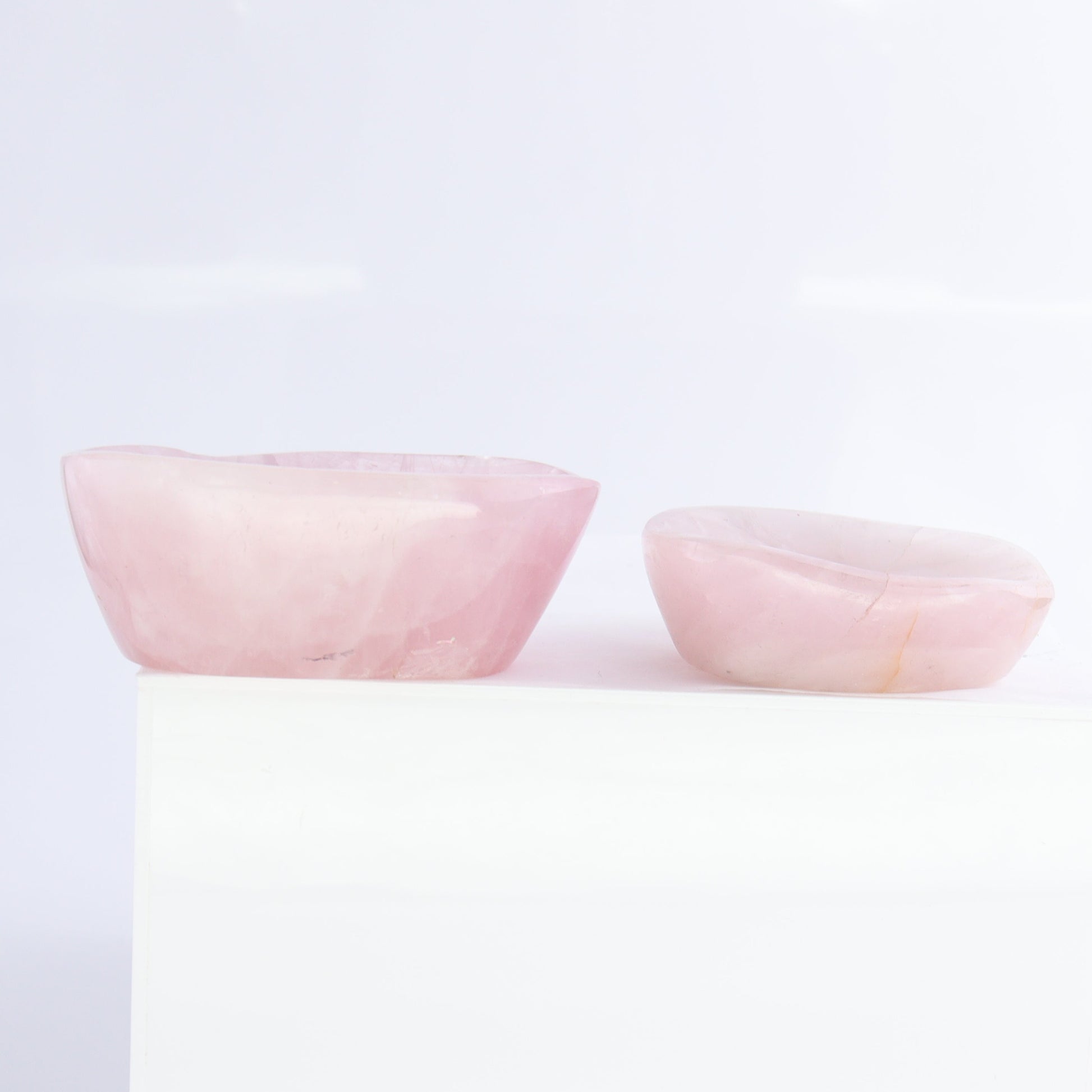 Rose Quartz Bowls Set of 8 - Expert Wholesale and Supplier of Wholesale Crystals & Bulk Gemstones, ["Bowls","Rose Quartz"]