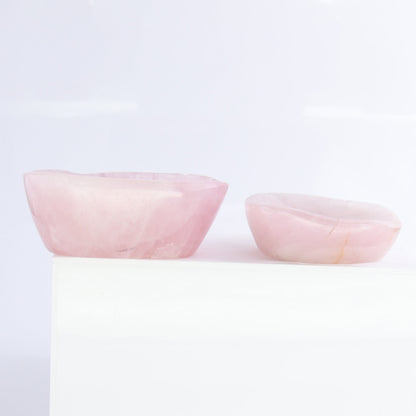 Rose Quartz Bowls Set of 8 - Expert Wholesale and Supplier of Wholesale Crystals & Bulk Gemstones, ["Bowls","Rose Quartz"]