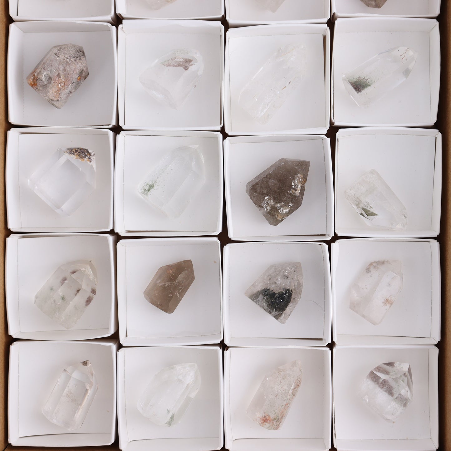 Garden Quartz Towers Set of 20 - Expert Wholesale and Supplier of Wholesale Crystals & Bulk Gemstones, ["Garden Quartz","Quartz","Towers"]