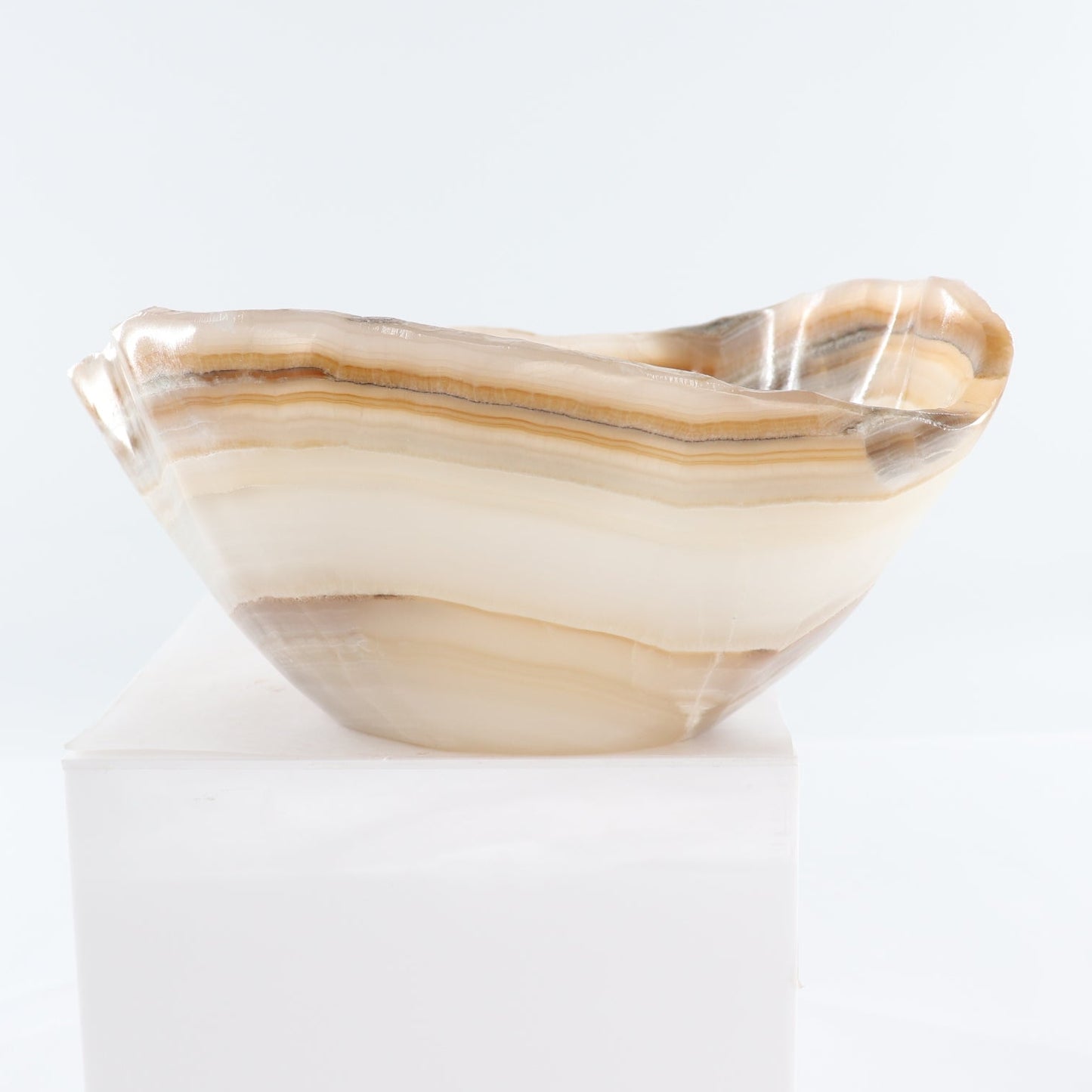 Mexican Onyx/Calcite Bowl 12"