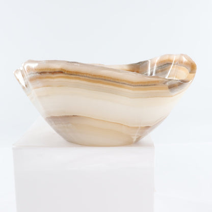 Mexican Onyx/Calcite Bowl 12"