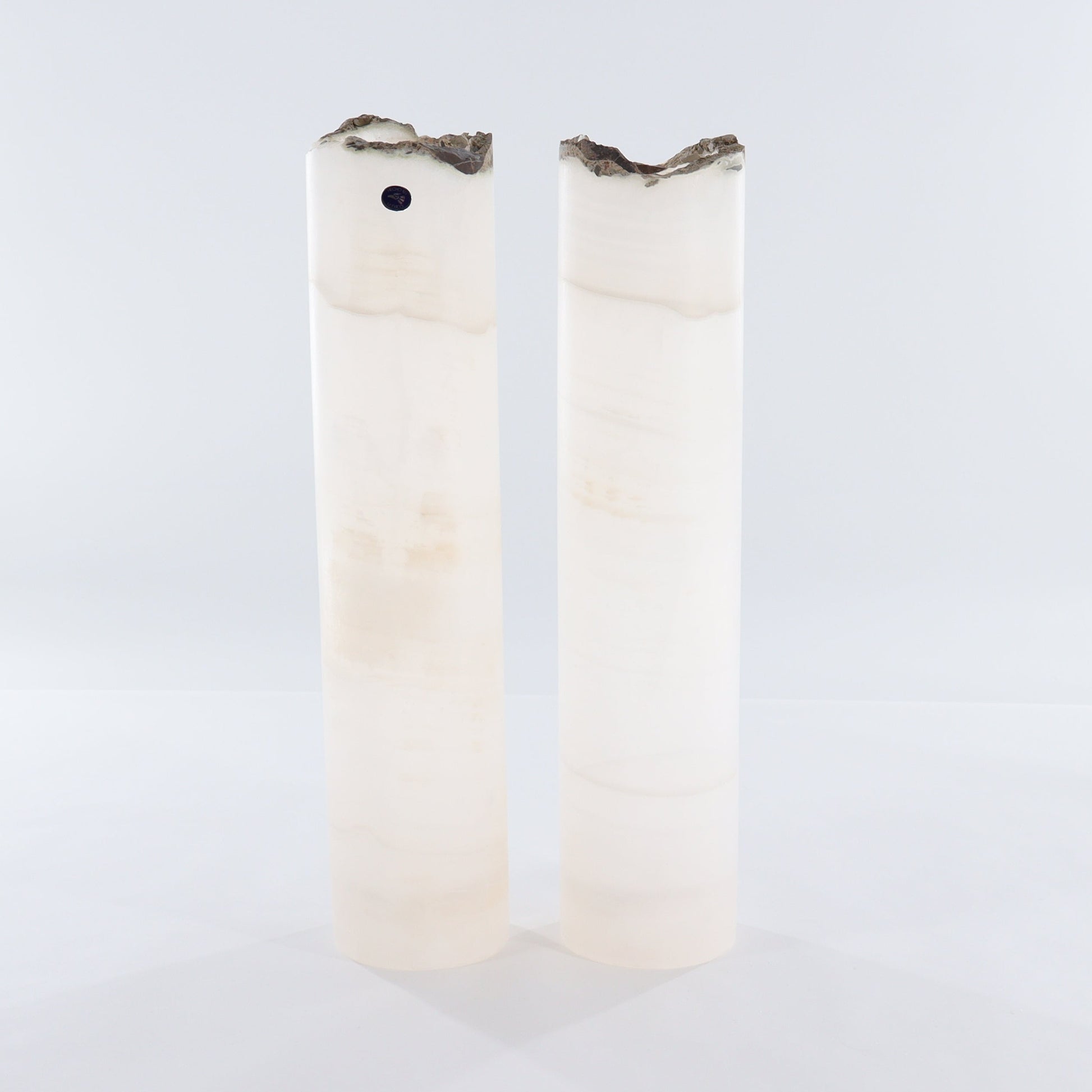One White Onyx with Stone Edge Lamp Blind - Expert Wholesale and Supplier of Wholesale Crystals & Bulk Gemstones, ["Lamps","Mexico","onyx"]