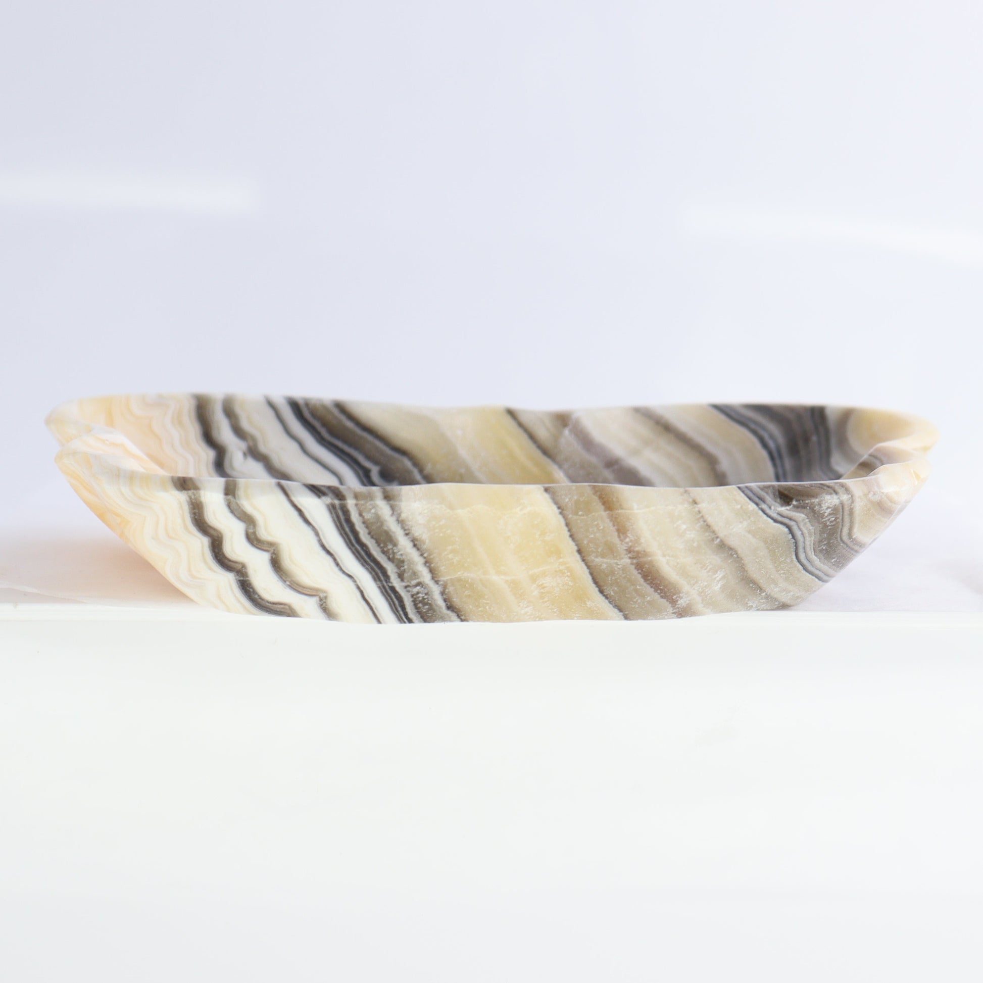 Zebra Onyx Butterfly Bowls Set of 6 - Expert Wholesale and Supplier of Wholesale Crystals & Bulk Gemstones, ["Bowls","Mexico","onyx"]