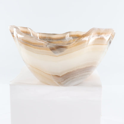 Mexican Onyx/Calcite Bowl 12"