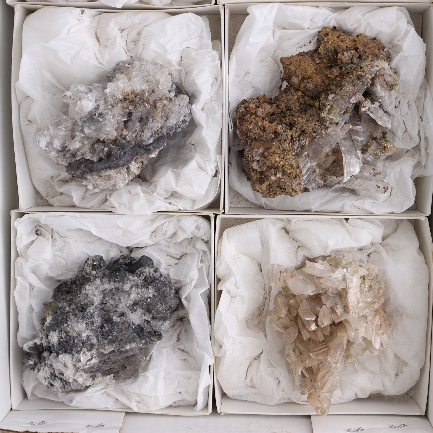 Selenite Clusters from Mexico Set of 6 - Expert Wholesale and Supplier of Wholesale Crystals & Bulk Gemstones, ["close_70","Clusters","Mexico","selenite"]