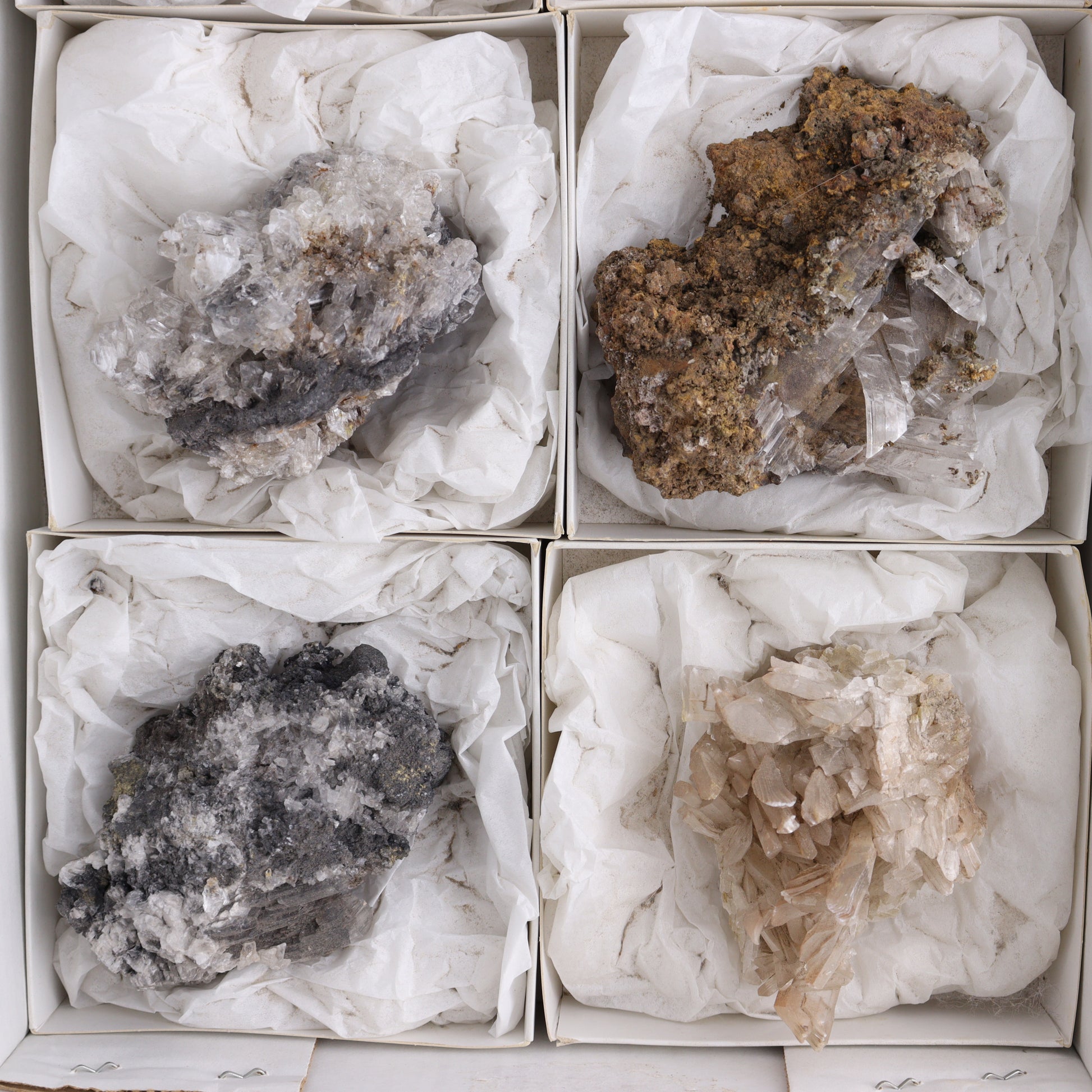 Selenite Clusters from Mexico Set of 6 - Expert Wholesale and Supplier of Wholesale Crystals & Bulk Gemstones, ["close_70","Clusters","Mexico","selenite"]