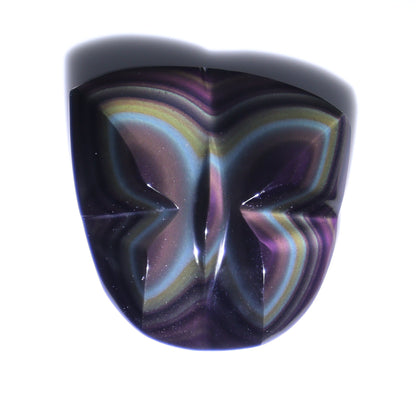 Rainbow Obsidian Butterflies Set of 8 - Expert Wholesale and Supplier of Wholesale Crystals & Bulk Gemstones, ["Butterflies","Butterfly","Mexico","Rainbow Obsidian"]