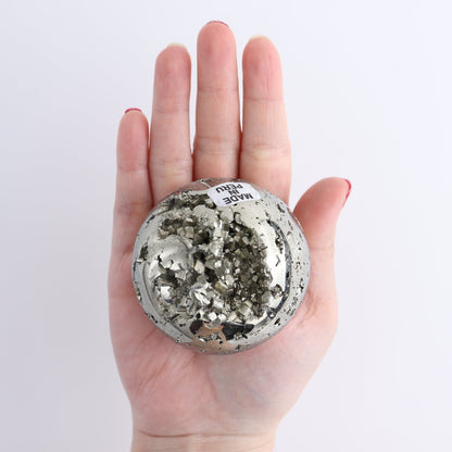 Pyrite Spheres Set of 4
