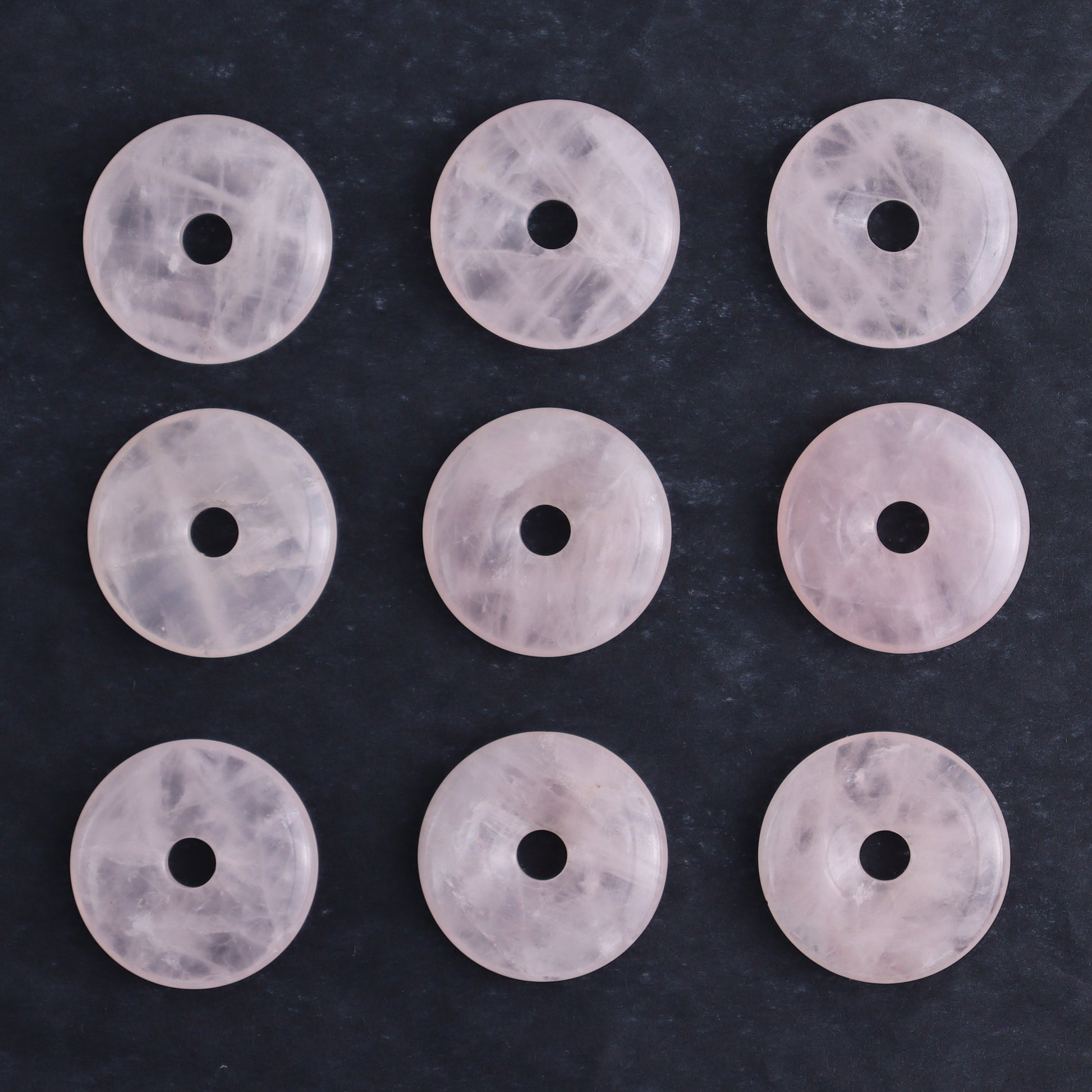 One Rose Quartz Donut - Expert Wholesale and Supplier of Wholesale Crystals & Bulk Gemstones, ["Donut","Rose Quartz"]