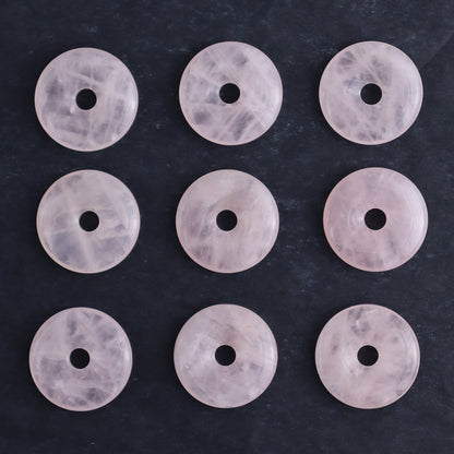 One Rose Quartz Donut - Expert Wholesale and Supplier of Wholesale Crystals & Bulk Gemstones, ["Donut","Rose Quartz"]