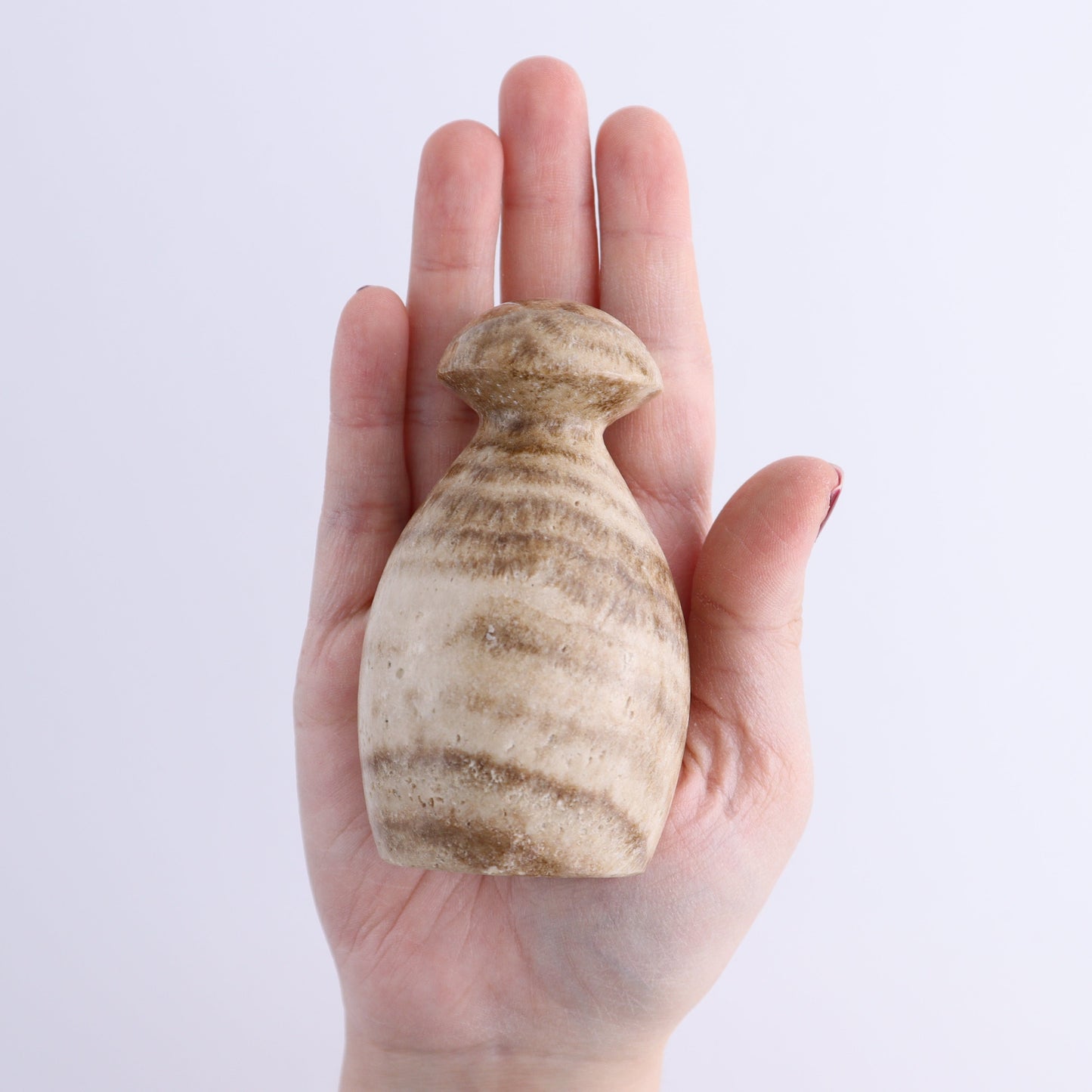 Mexican Onyx/Calcite Mushrooms Set of 6 - Expert Wholesale and Supplier of Wholesale Crystals & Bulk Gemstones, ["Calcite","Mexico","Mushrooms","onyx"]