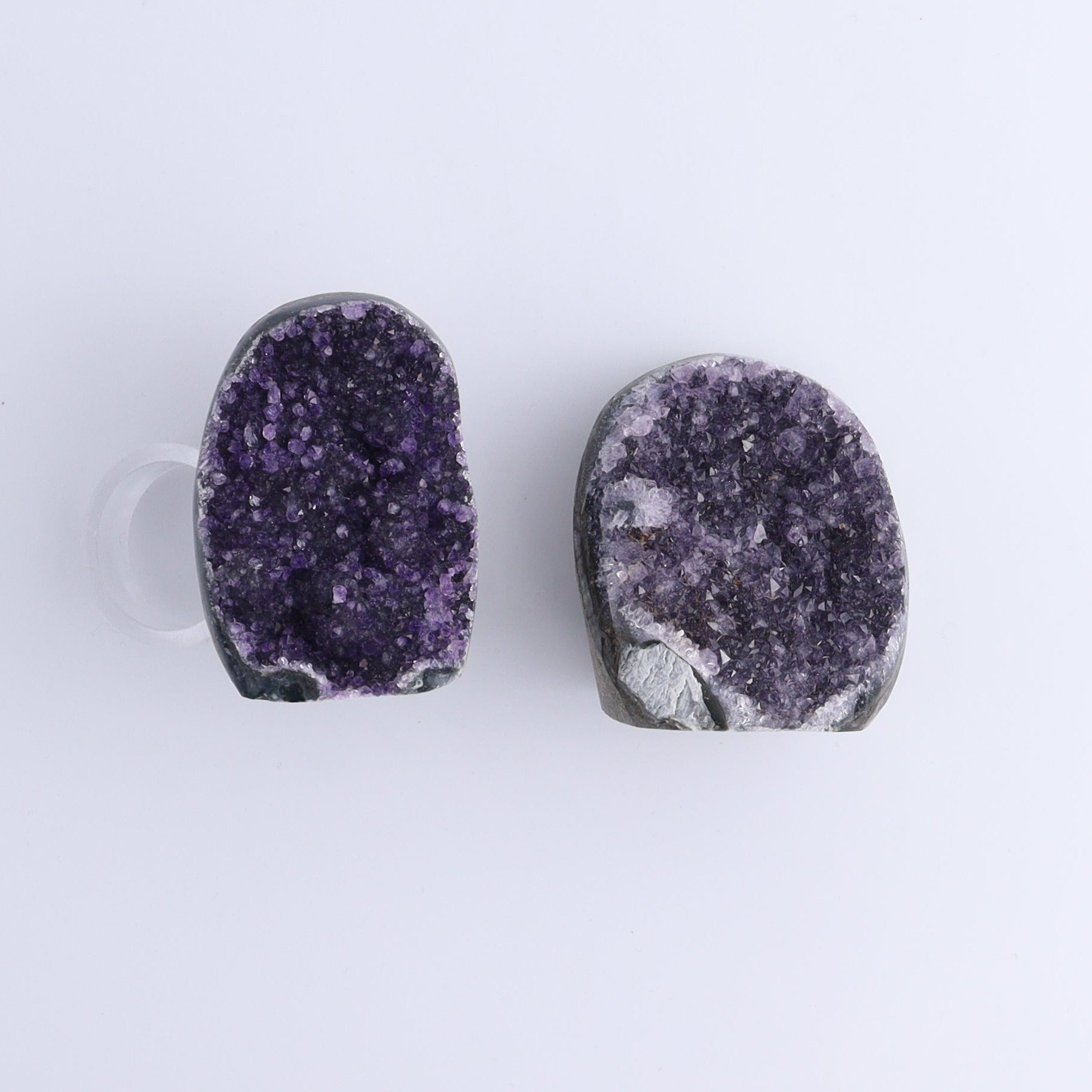 Uruguay Amethyst Cut Base Set of 5 - Expert Wholesale and Supplier of Wholesale Crystals & Bulk Gemstones, ["Amethyst","Cut Base","Uruguay"]
