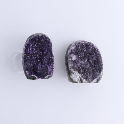 Uruguay Amethyst Cut Base Set of 5 - Expert Wholesale and Supplier of Wholesale Crystals & Bulk Gemstones, ["Amethyst","Cut Base","Uruguay"]