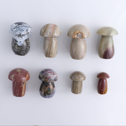 Jasper Mushrooms Set of 8