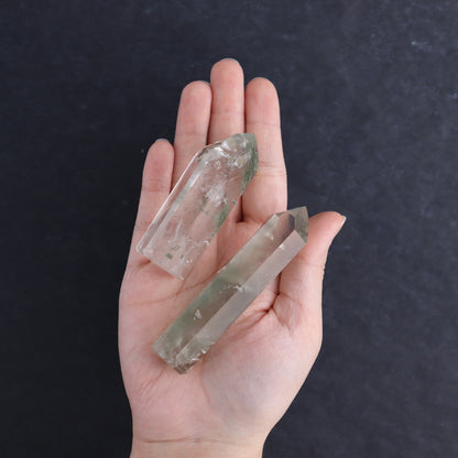 Garden Quartz Towers Set of 6 - Expert Wholesale and Supplier of Wholesale Crystals & Bulk Gemstones, ["Brazil","Garden Quartz","Quartz","Towers"]