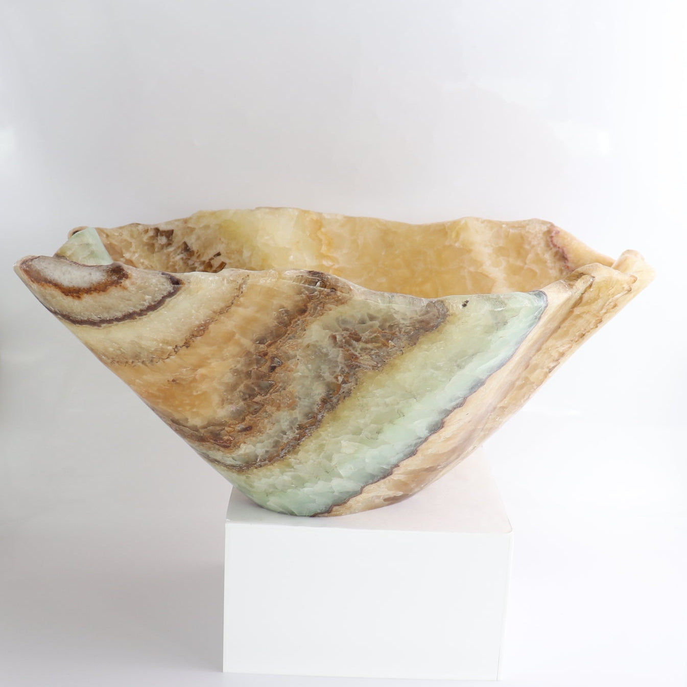 Mexican Onyx/Calcite Bowl - Expert Wholesale and Supplier of Wholesale Crystals & Bulk Gemstones, ["Bowls","Calcite","Mexico","onyx"]