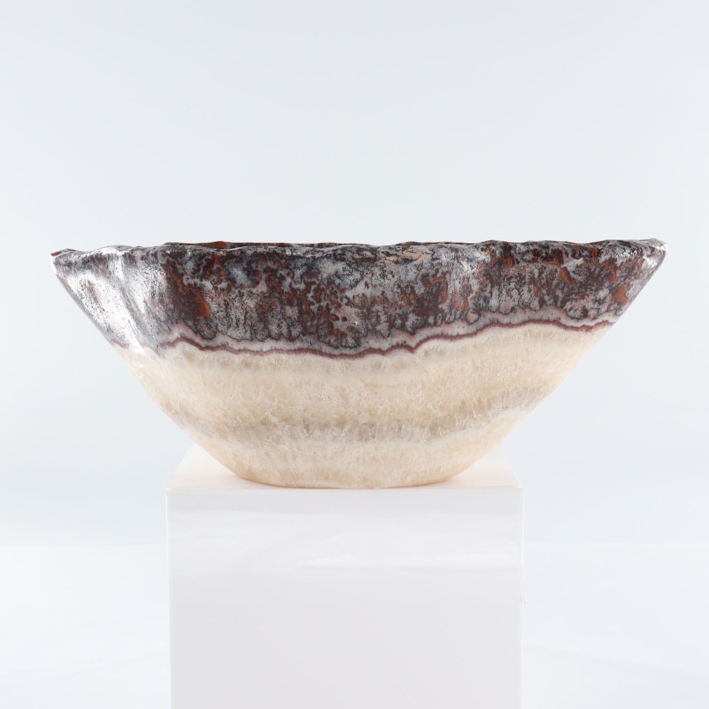 Mexican Onyx/Calcite Bowl 14"